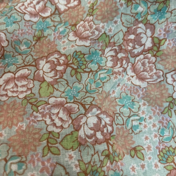 AQUA Rayon Shift Floral Weekend Casual Peasant Nap Dress Crochet Trim Sundress - Picture 3 of 16